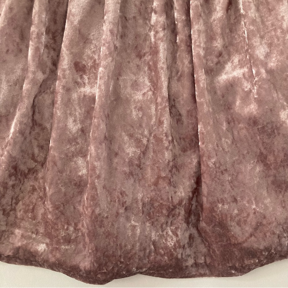 Bonnie Jean 4T Toddler Girl Pink Crushed Velvet Dress Special Occasions - Picture 8 of 9